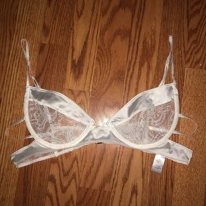 White Lace For Love And Lemons Skivvies Size Large